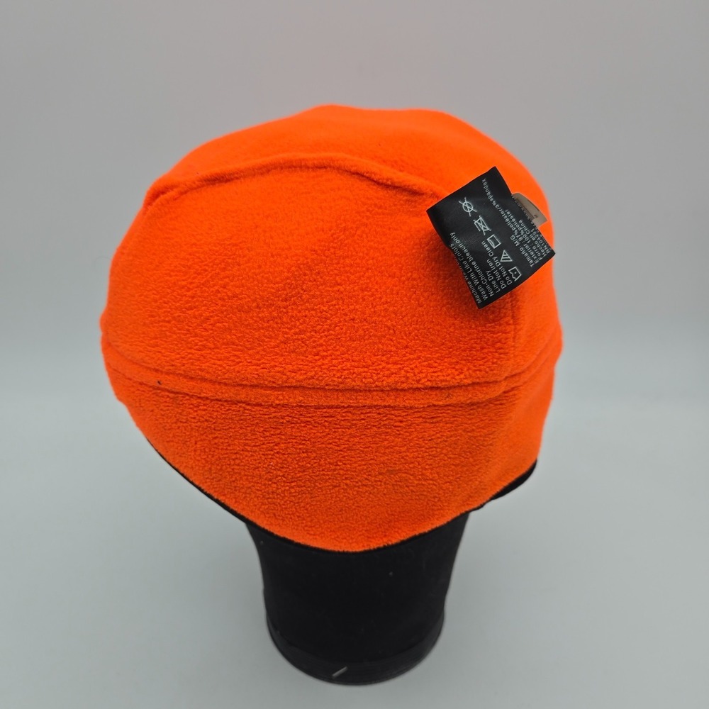 Huntworth Beanie Cap Skull Hat Hunting Blaze Safety Orange Reversible Stretch - Picture 7 of 10